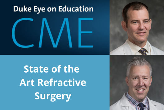 State of the art refractive surgery flyer